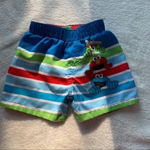 Sesame Street Swim Shorts 12 months